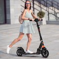 thumbnail image 2 of Goplus Pliant en Aluminium 2 Roues Adulte Kick Scooter Réglable en Hauteur Double Frein Noir, 2 of 10
