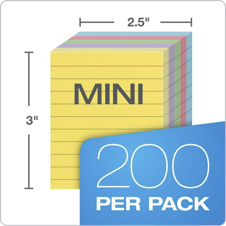 Mini index card 3x2.5 200 count