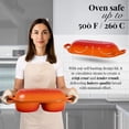 thumbnail image 3 of Olla holandesa Nuovva doble para pan, 16,5 cm, hierro fundido, naranja, 3 of 8