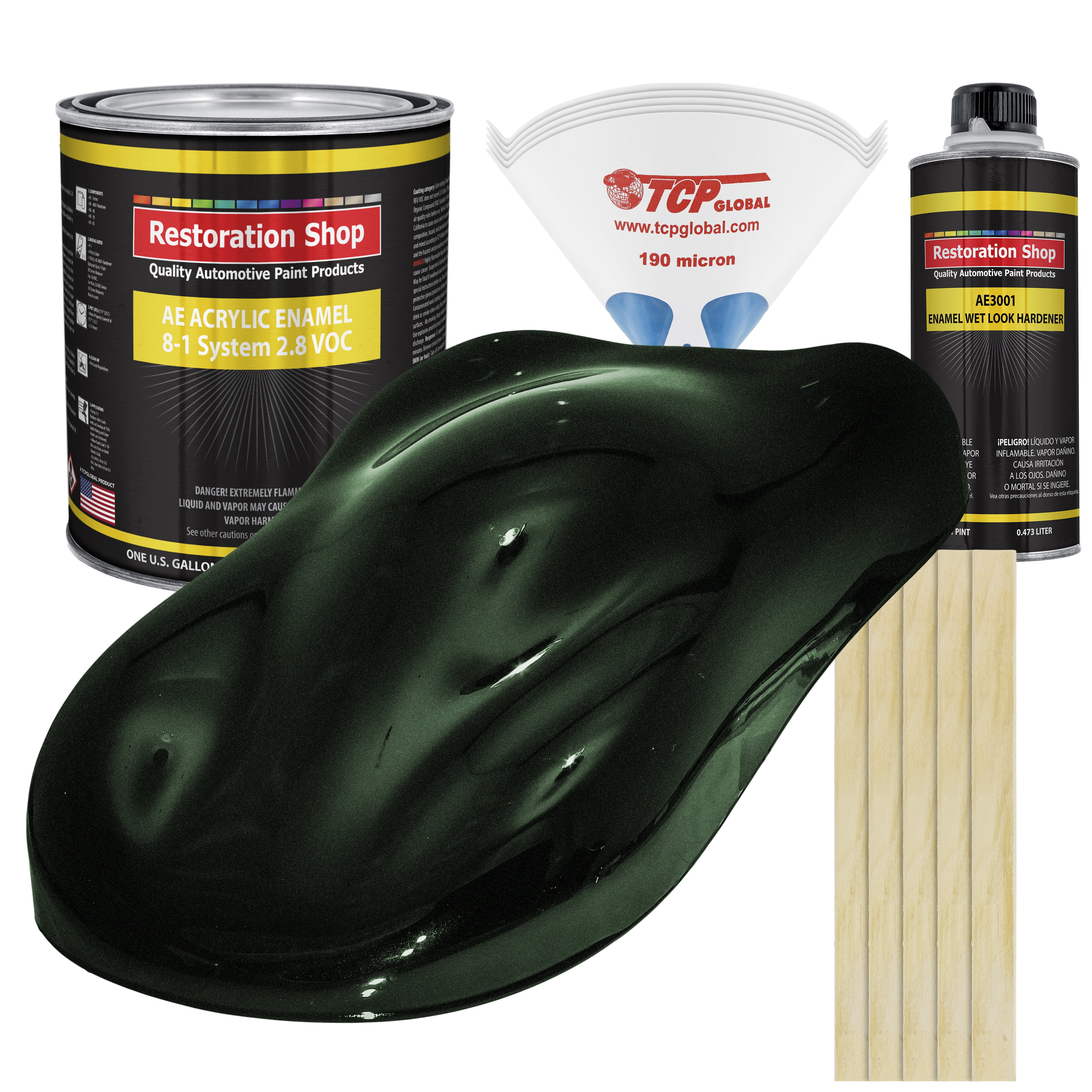 British Racing Green Metallic Gallon Kit Single Stage ACRYLIC ENAMEL