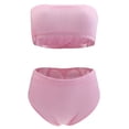 thumbnail image 2 of Conjunto del bikiní del vendaje de las mujeres Sunnimix Bandeau Rosado M, 2 of 8