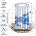 thumbnail image 4 of Winter Riverside Bathroom Curtains Shower Set Nature View Snow Moutain Lake Bath Curtains Shower with Hooks Winter Holiday Waterproof Shower Curtain Set 36x72 Inch for Bathtubs Bath Decors, 4 of 6
