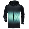 thumbnail image 5 of hoksml Men's Gradient Hooded Running Jacket Full Zip Quick Dry Lightweight Athletic Windbreaker for Outdoor Gym Cycling Daily Wear, 5 of 8