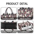 thumbnail image 4 of Large Capacity Tote Bag,Shih Tzu Dog and Flower Floral Handbag Fashion Luxury Tote Bag,15.7"x13"x 5.1" Inches,Laptop Compatible, 4 of 6