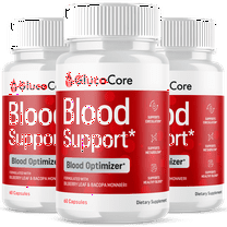 GlucoCore Blood Support Pills Advanced Formula Vitamin Supplement Gluco Core 180 Capsules