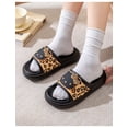 thumbnail image 2 of Sanrio Hello Kitty Leopard Print Slide Sandals for Women,Cute 3D Character EVA Slides,Non-Slip Open Toe Slippers for Indoor Outdoor Shower Beach, 2 of 6