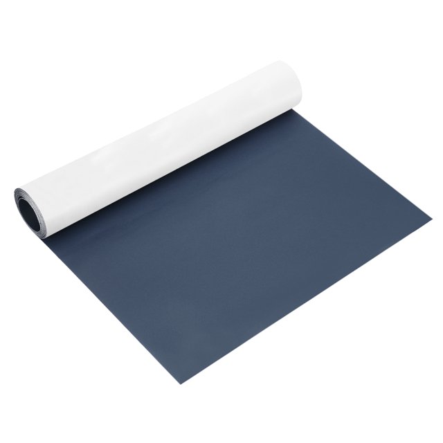 Kit de cinta de reparación de cuero autoadhesiva Uxcell de 16"x79" para muebles, sofás, sillas, asientos de coches, barcos, chaquetas, azul marino