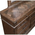 thumbnail image 3 of New Classic Furniture Mar Vista Traditional Solid Wood Dresser in Walnut, 3 of 6