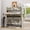Gray Wash, variant on Accreate Shoe Cabinet with 2 Flip Drawers and 1 Large Drawer, Wooden Shoe Organizer Cabinet with Adjustable Shelf, Shoe Storage for Entryway, Hidden Shoe Cabinet for Hallway, Living Room