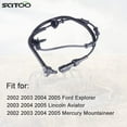 thumbnail image 4 of SCITOO 2 pcs Front Left Right ABS Wheel Speed Sensors Fit for 2002 2003 2004 2005 for Ford Explorer, 2003 2004 2005 for Lincoln Aviator, 2002 2003 2004 2005 for Mercury Mountaineer ALS506, 4 of 4