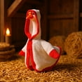 thumbnail image 6 of Christmas Gooses Clothes,Claus Goose Outfit Dresses Clothes,23" Porch Goose Outfits,Red White Goose Costume for Yard Lawn Outdoor Garden Patio Statue Xmas Holiday Decor, 6 of 6