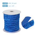 thumbnail image 2 of Cinta de terciopelo Unique Bargains Brillo Metálico 3/8 x 50 yardas Azul brillante, 2 of 5