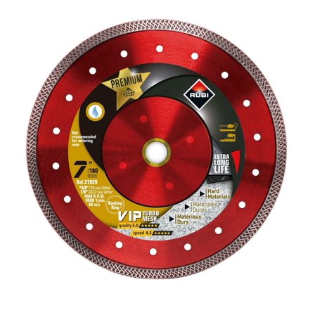 Rubi Diamond Blades BLADE VIPER WET 7" USA (7/8"&5/8" ARBOR) (Mesh)
