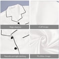 thumbnail image 3 of Pajama Set Women Nightwear Long Robe Nightgown Satin Sleepwear Loose Fit Set for Comfortable Nights, 3 of 7
