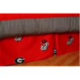 thumbnail image 1 of College Covers Everything Comfy Georgia Bulldogs Dust Ruffle Bed Skirt, Full, 1 of 1