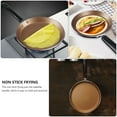 thumbnail image 3 of WESIEVYA Nonstick Omelette Pan Golden Aluminum Alloy Cooking 1Pack, 3 of 7