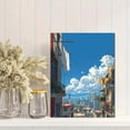 thumbnail image 2 of Anime Cityscape Laundry Canvas Print, Wall Decor for Living Room Bedroom Office Apartment Study Balcony, 2 of 8