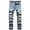 Light Blue-3, variant on qolati Mens Jeans Classic Cut Straight Fit Denim Pants Casual Fall Cotton Stretch Hip Hop Work Trousers Jeans Pant