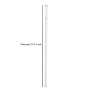 Spring Loaded Extendable Shower Curtain Rod - Aluminum Pole with Round Head | Tension Curtain Rail for Bathroom & Windows | Adjustable Length Rust-Resistant Aluminum Curtain Rod(15.8-27.6)