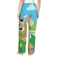 thumbnail image 2 of Bingfone Pajamas for Women,Farm Animals Pajama Pants with Pockets-X-Large, 2 of 7
