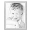 thumbnail image 2 of ArtToFrames 20" x 26" Metro Ice Silver Black Picture Frame, 20x26 inch Silver Wood Poster Frame (WOM-5247),  Pack, 2 of 7