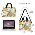 thumbnail image 3 of FORMRS 16" Laptop Sleeve Bag Carrying Case with Handle Travel Shoulder Briefcase, Orange Watercolor Bees, 3 of 8