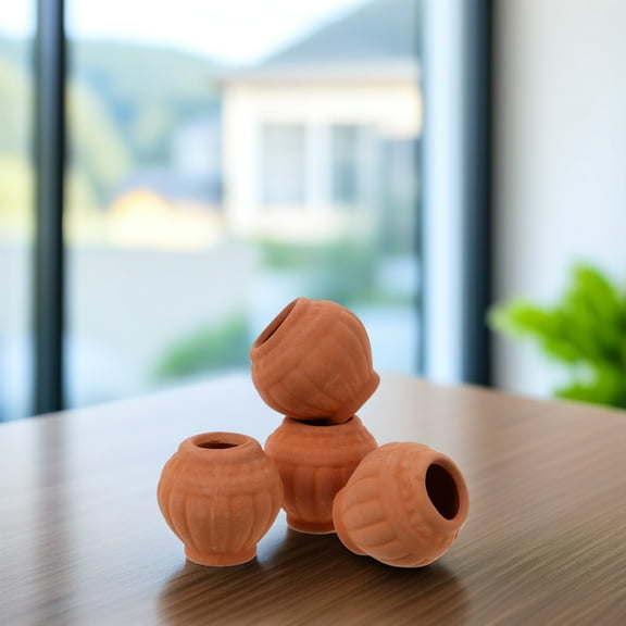 4Pcs Terracotta Clay Pots Mini Succulent Planters Small Plant Pots