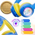thumbnail image 4 of Contixo Kids Bluetooth Headphones - Wireless, 85/94dB Safe Volume, LED Lights, Mic & 3.5mm Jack -, 4 of 8