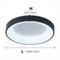 thumbnail image 3 of Aiwen Circle Acrylic Flush Mount Ceiling Lamp with Integrated LED Light 45 Watts, 3 of 7