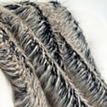 thumbnail image 3 of Plutus 60" x 72" Foxy Plush Handmade Luxury Faux Fur Throw in Brown Gray, 3 of 3