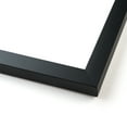 thumbnail image 6 of 6x9 Frame Black Real Wood Picture Frame Width 0.75 inches | Interior Frame Depth 0.5 inches | Noir, 6 of 8