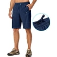 thumbnail image 2 of Little Donkey Andy Men's Stretch Hiking Shorts Quick Dry Lightweight Athletic Shorts for Running Hiking Blue 3XL, 2 of 6