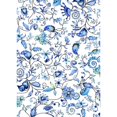 thumbnail image 3 of CafePress - Blue Floral - Greeting Card, Blank Inside Matte, 3 of 4