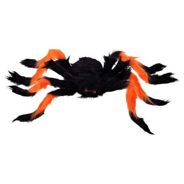 KAKOWELY Decoración de araña gigante de Halloween, araña peluda grande, accesorio para casa embrujada, color aleatorio