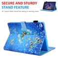 thumbnail image 2 of Cute Cartoon Case for 2021 Samsung Galaxy Tab A8 10.5" (SM-X200 or SM-X205) - Flip Lightweight Wallet Case with Stand / Card Holders, Protective Leather Fold Stand Cover (Blue Butterfly), 2 of 5