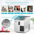 VIVOHOME 2 in 1 Countertop Ice Maker & Ice Shaver Machine, 33lbs/Day