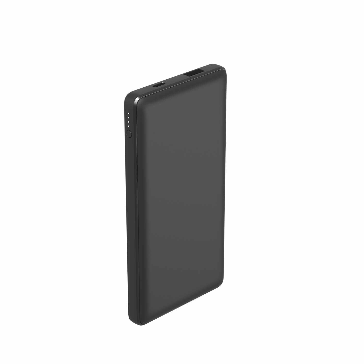 Power Boost Battery 10k mAh USB-C/USB-A port with C-C Cable Black