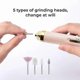 thumbnail image 4 of Glamics Nail Set, 5 In1 Glamics Electric Nail Manicure Set,Glamics Nail Drill, 4 of 5