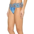thumbnail image 2 of Bleu Rod Beattie Women's Mykonos Multi Print Sarong Fold Hipster Bikini Bottom, Bleu Multi, 14, 2 of 3