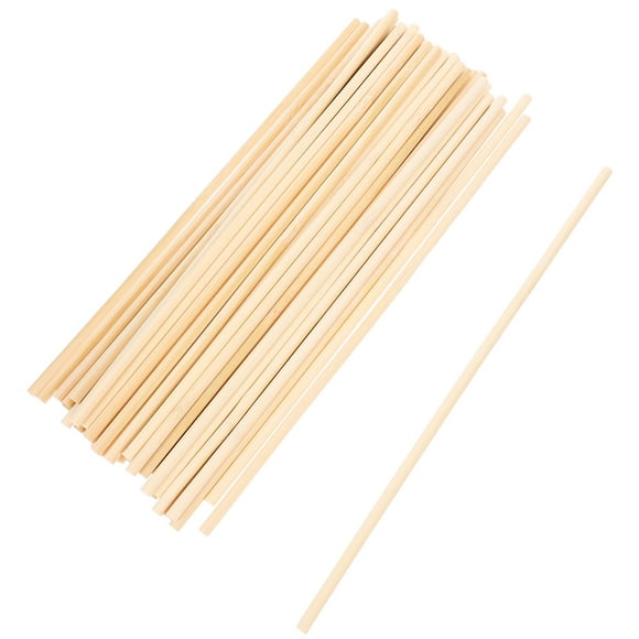 Minkissy 50 Pcs Brindilles d'Artisanat pour Maquilleurs en Bois Esthétique Naturelle 11.8 Po