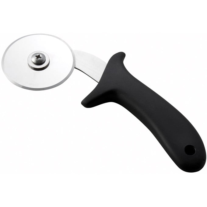 Pizza Cutter, 2 1/2"Dia Blade, Black PP Handle