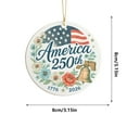 thumbnail image 7 of BSJJY Decorative Pendant for USA 250th Jubilee, Sterling Silver Keepsake Necklace for 2026, Meaningful Anniversary Gift and Historical Memorabilia (D), 7 of 7