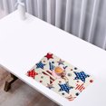 thumbnail image 5 of GFHFHITJ 4th Of July Star Placemat Heat Resistants Polyester Table Mat Patriotic Americans Flag Theme Kitchen Dining Decor Singles, 5 of 6