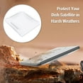 thumbnail image 3 of Dish Satellite Protective Cover, Acrylic Dish Satellite Protective Cover Seamless Fit Shock Resistant Practical Anti Drop Weather Resistant  for RV, 3 of 7
