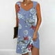 thumbnail image 4 of Vestido de Verano para las Mujeres Impreso sin Mangas Cuello en V, Fluido Casual Y Moda Vestido sin Mangas para las Mujeres, 4 of 5