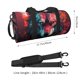thumbnail image 2 of Balery Red Flame Wolf Head Bolsa de Gimnasio para Mujeres y Hombres, Bolsa de Viaje Impermeable, Bolsa de Fin de Semana con Compartimento para Zapatos y Bolsillo Húmedo, 2 of 6