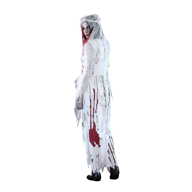 Ghost Bride Costume Women Halloween Zombie  Corpse Bride Costume Spirit  Halloween - Scary Costumes - Aliexpress