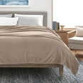 thumbnail image 3 of Soft All-Season Microfleece Bed Blanket – Lightweight Cozy Throw – Full/Queen Size – Nutmeg, 3 of 4