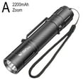 thumbnail image 4 of Generic Brand Super Bright USB Rechargeable LED Torch Flashlight, Waterproof Tactical Lamp with Zoom for Camping, Hiking & Outdoor Emergency, 2200mAh, 4 of 8