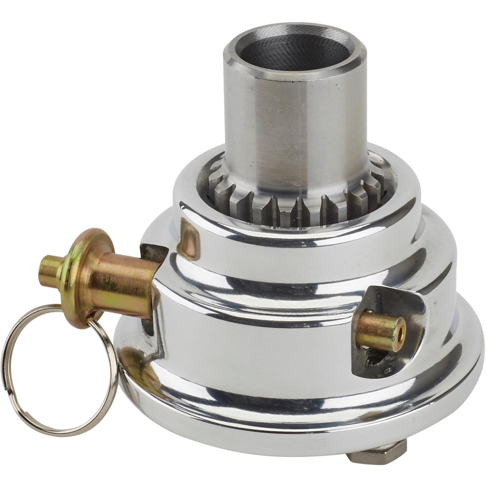 Pin-Style Quick Release Aluminum Steering Wheel Hub, 3/4In Steel Shaft